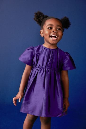 Purple taffeta dress cheap