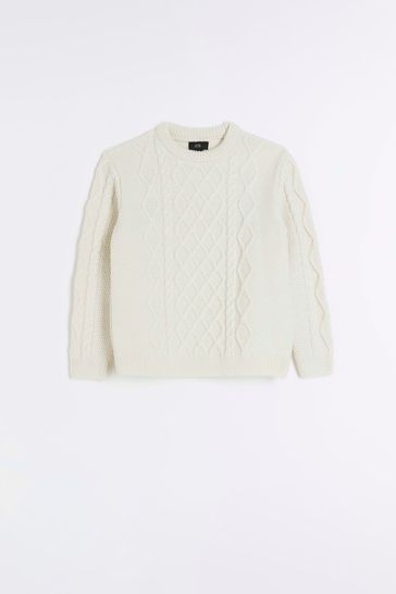 River island cream best sale jumper