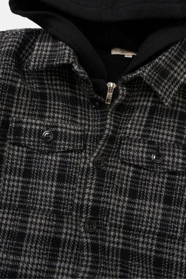 Hooded dress shirt online