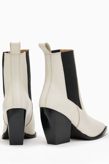 Allsaints 2025 white boots