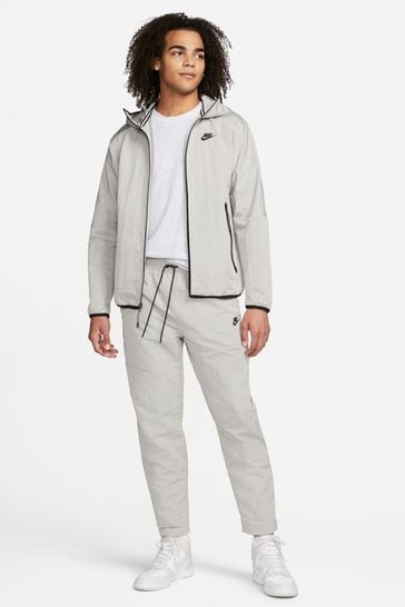 Buy Nike Grey Tech Fleece Woven Jacket from Next Luxembourg