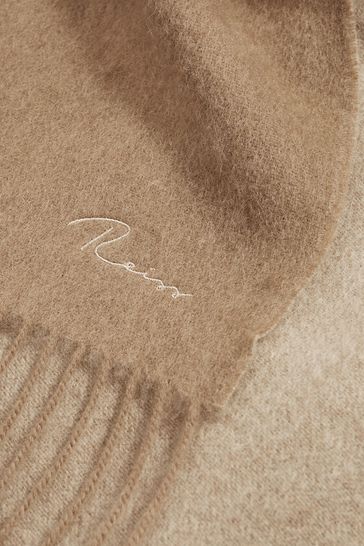 Buy Reiss Camel Picton Wool Cashmere Scarf from Next Poland