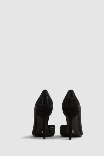 Buy Reiss Baines Crystal Pointed Court Heel from the Laura Ashley online shop