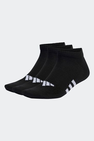 adidas Black Adult Performance Light Low Socks 3 Pairs