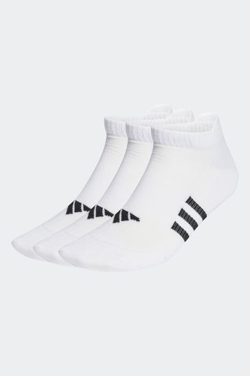 adidas White Performance Light Low Socks 3 Pairs