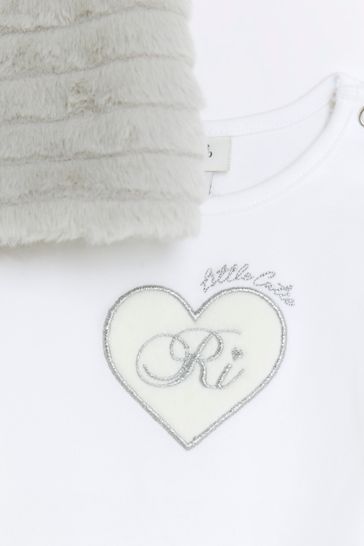 River island grey fur clearance gilet