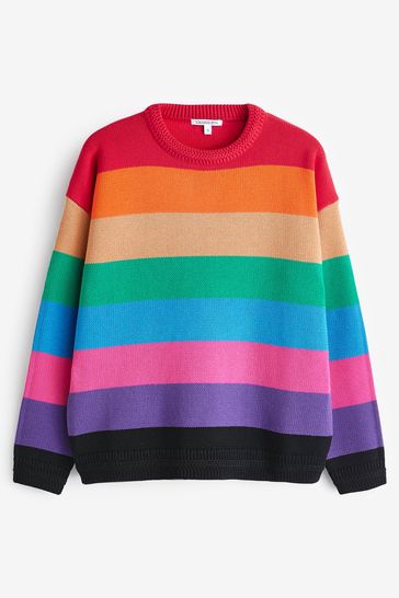 Next rainbow clearance stripe jumper