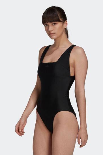 adidas Black Sportswear Adult Iconisea Premium Swimsuit