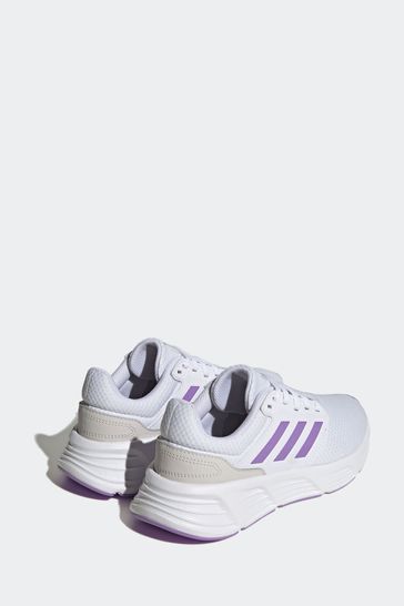 Buy adidas White Purple Galaxy 6 Trainers from Next Luxembourg
