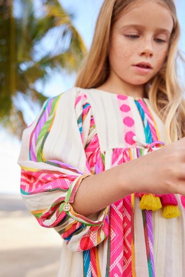 Buy Bright Pink 100 Cotton Kaftan Dress 3 16yrs from Next Netherlands