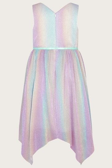 Buy Monsoon Purple Multi Rainbow Plisse Dress from Next Denmark