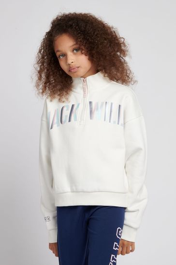 Jack wills white discount sweatshirt