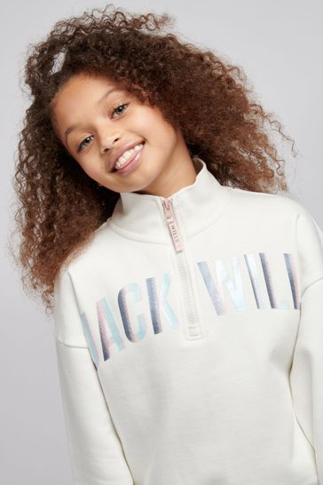 Jack wills store half zip sweatshirt