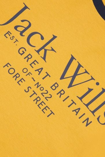 Jack wills yellow top sweatshirt