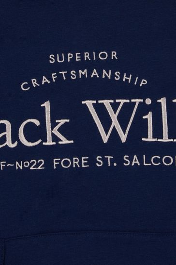 Jack wills hoodie navy clearance