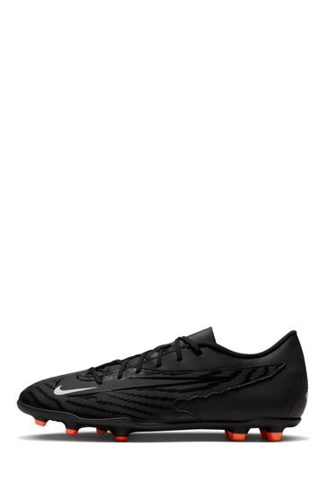All black top nike soccer boots