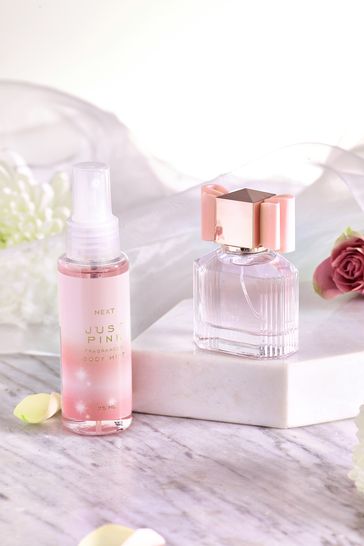 Just Pink 30ml Eau De Parfum and 75ml Body Mist Gift Set