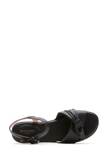 Rockport black sandals hot sale