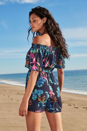 Navy and white playsuit 2025