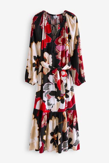 Next black floral sales dress