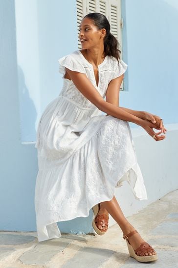 Next white beach dress on sale