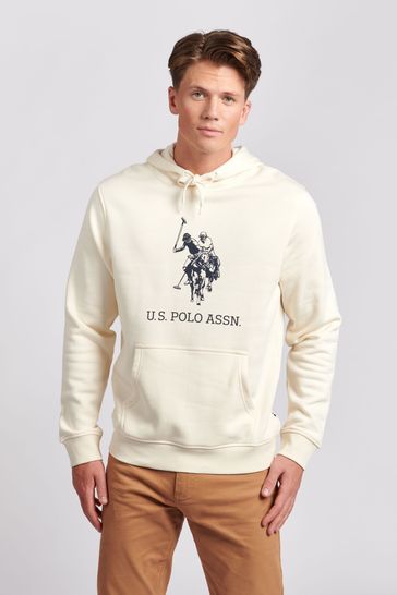 U.S. Polo Assn. Mens Marshmallow Rider OH Hoodie
