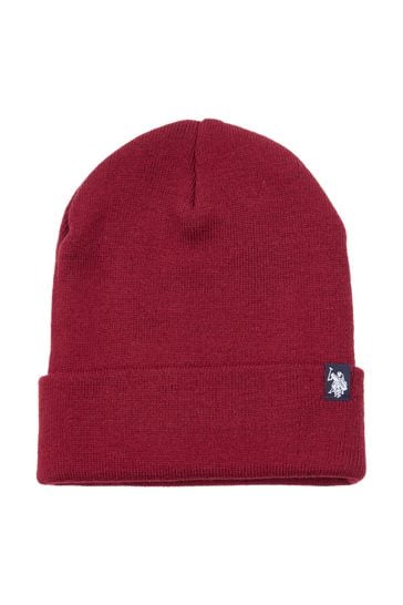 U.S. Polo Assn. Mens Biking Red Core Beanie