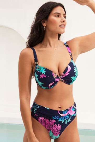 Blue best sale floral swimsuit