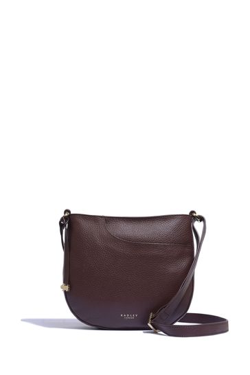 Radley London Pockets Brown Medium Zip Top Cross Body Bag