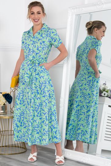 Jolie moi teal dress top