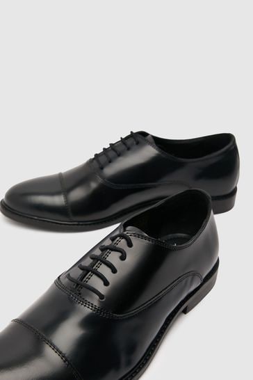 Black smart outlet shoes