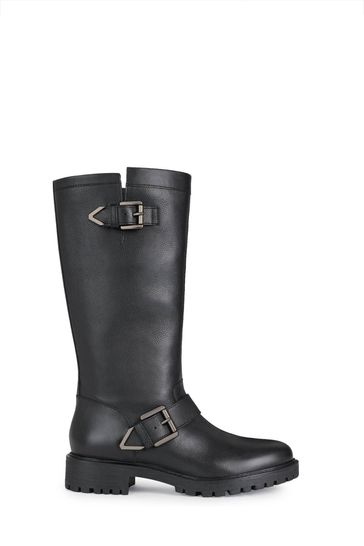 Geox Womens Hoara Black Boots