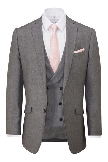 Silver grey jacket for wedding sale