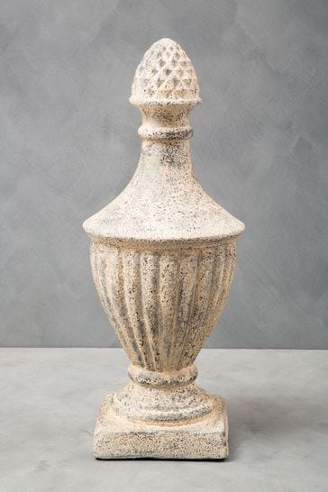 Fifty Five South Grey Complements Stone Effect Urn