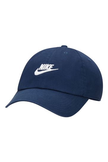 Nike Blue Futura Washed Cap