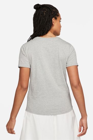 Plain grey nike t shirt sales