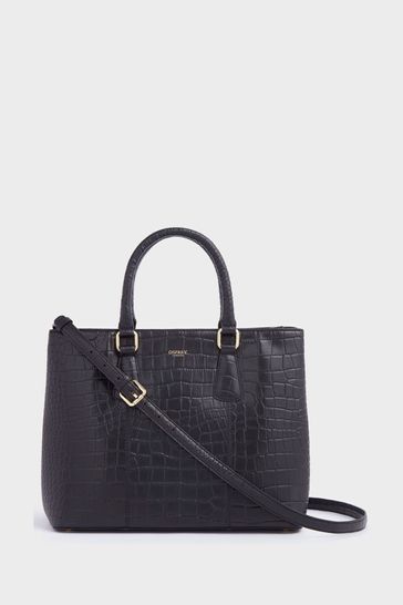 Osprey London The Adaline Croc Leather Workbag