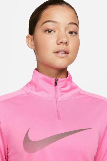 Buy Nike Pink Dri FIT Swoosh Half Zip Running Top from Next Ireland