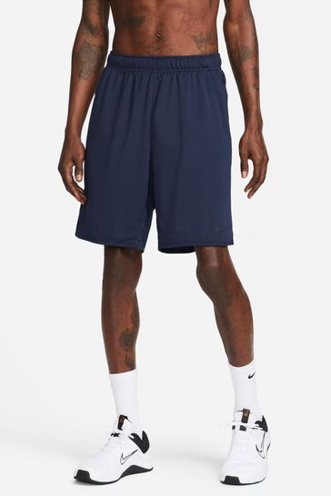 Nike dri fit shorts navy best sale blue