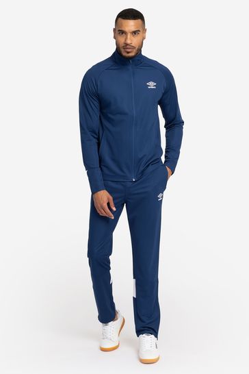 Umbro Blue Total Training Knitted Tracksuit