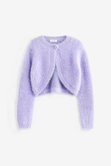 Purple cardigans and shrugs top