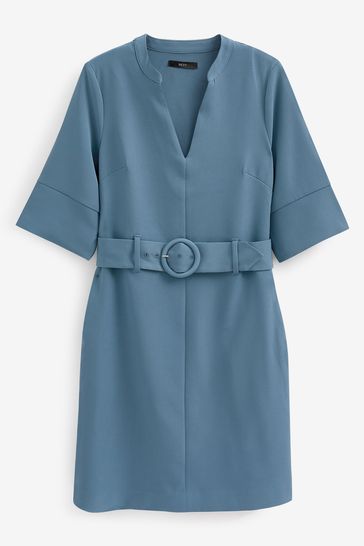 Blue shirt dress zara online
