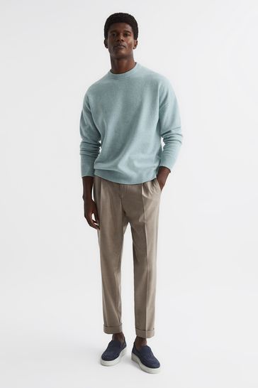 Merino wool crew neck sweater new arrivals