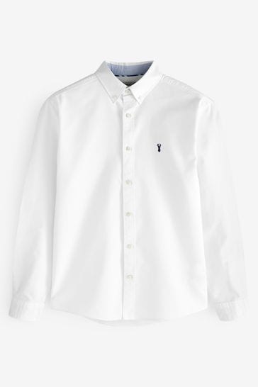 White long sleeve on sale shirt with hood