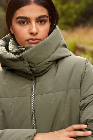Next green clearance padded jacket