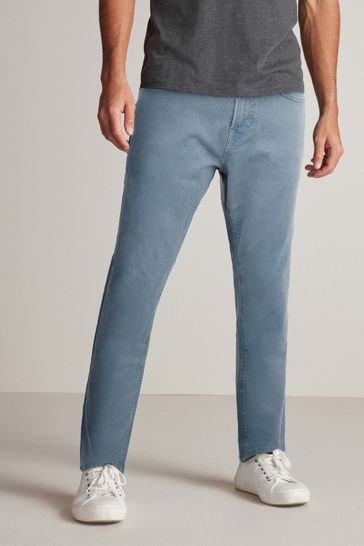 Buy Washed Blue Slim Coloured Stretch Jeans from Next Germany