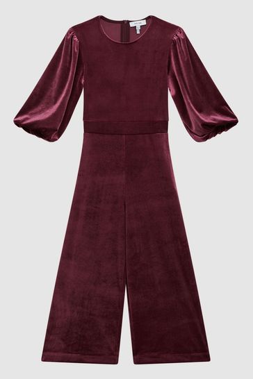 Aston velvet jumpsuit 2025