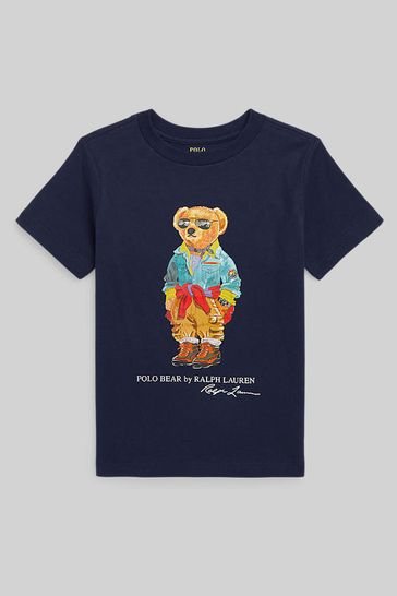Navy blue polo new arrivals bear shirt