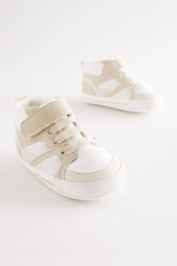 Natural Baby High Top Trainers (0-24mths)