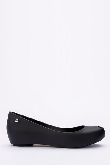 Melissa Black Classic Concealed Wedge Pumps